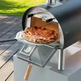 Louis Tellier Four à bois MARCEL ambiance pizza