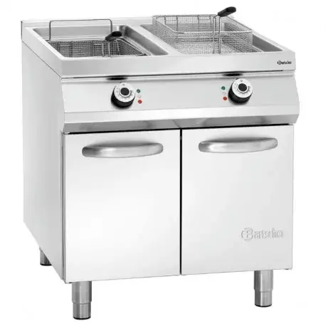 Friteuse électrique avec 2 cuves 20 L - Bartscher