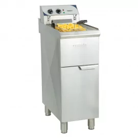 Friteuse électrique sur coffre 10 et 2 x 10 litres haut rendement Casselin