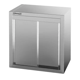 Armoire murale inox avec portes coulissantes prof 400 mm